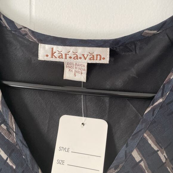 Y2K Vintage Whimsigoth Ruffle Hem Abstract Beaded Maxi Dress Witchy Vamp S NEW - Picture 3 of 8